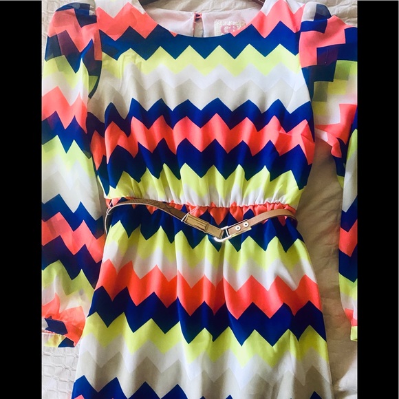 GB girls Other - 💛GB Girls💙Chevron Dress💛